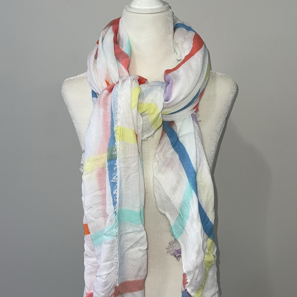 Calvin Klein Multicolor Striped Scarf